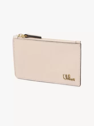 Liten Chloé Iconic-väska med kortfack i glansigt läder Liten Chloé Iconic-väska med kortfack i glansigt läder