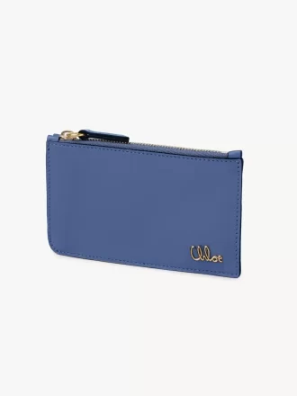 Liten Chloé Iconic-väska med kortfack i glansigt läder Liten Chloé Iconic-väska med kortfack i glansigt läder