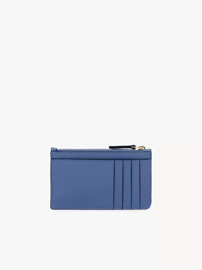 Liten Chloé Iconic-väska med kortfack i glansigt läder Liten Chloé Iconic-väska med kortfack i glansigt läder