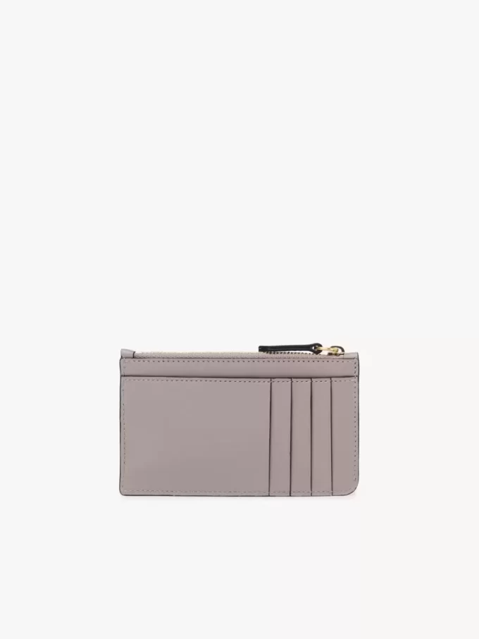 Liten Chloé Iconic-väska med kortfack i glansigt läder Liten Chloé Iconic-väska med kortfack i glansigt läder