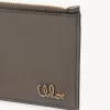 Liten Chloé Iconic-väska med kortfack i glansigt läder Liten Chloé Iconic-väska med kortfack i glansigt läder