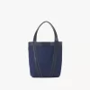 Liten Chloé Spin tote-väska i denim Liten Chloé Spin tote-väska i denim