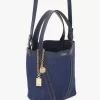 Liten Chloé Spin tote-väska i denim Liten Chloé Spin tote-väska i denim