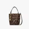 Liten Chloé Spin tote-väska i leopardmönstrat fårskinn Liten Chloé Spin tote-väska i leopardmönstrat fårskinn