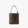 Liten Chloé Spin tote-väska i leopardmönstrat fårskinn Liten Chloé Spin tote-väska i leopardmönstrat fårskinn