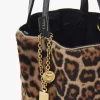 Liten Chloé Spin tote-väska i leopardmönstrat fårskinn Liten Chloé Spin tote-väska i leopardmönstrat fårskinn