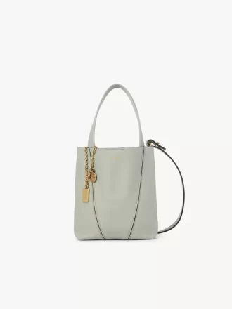 Liten Chloé Spin-väska i narvat läder Liten Chloé Spin-väska i narvat läder