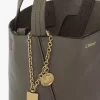 Liten Chloé Spin-väska i narvat läder Liten Chloé Spin-väska i narvat läder
