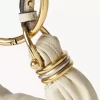 Liten hoboväska med armband i narvat läder Liten hoboväska med armband i narvat läder