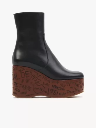 Maxime kilboots med ankelrem Maxime kilboots med ankelrem