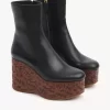 Maxime kilboots med ankelrem Maxime kilboots med ankelrem