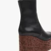 Maxime kilboots med ankelrem Maxime kilboots med ankelrem