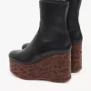 Maxime kilboots med ankelrem Maxime kilboots med ankelrem