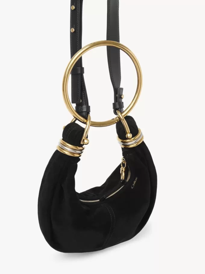 Mini Armband Hobo-väska i mocka Mini Armband Hobo-väska i mocka