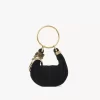 Mini Armband Hobo-väska i mocka Mini Armband Hobo-väska i mocka