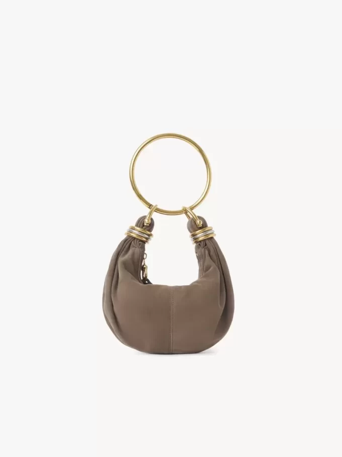 Mini Armband Hobo-väska i mocka Mini Armband Hobo-väska i mocka