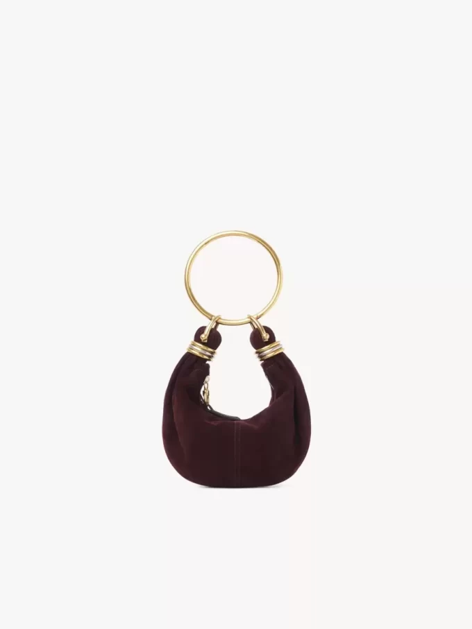 Mini Armband Hobo-väska i mocka Mini Armband Hobo-väska i mocka