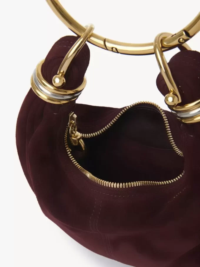 Mini Armband Hobo-väska i mocka Mini Armband Hobo-väska i mocka