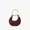 Mini Armband Hobo-väska i mocka och ormskinn Mini Armband Hobo-väska i mocka och ormskinn