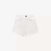 Minishorts med hög midja i denim Minishorts med hög midja i denim