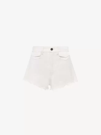 Minishorts med hög midja i denim Minishorts med hög midja i denim