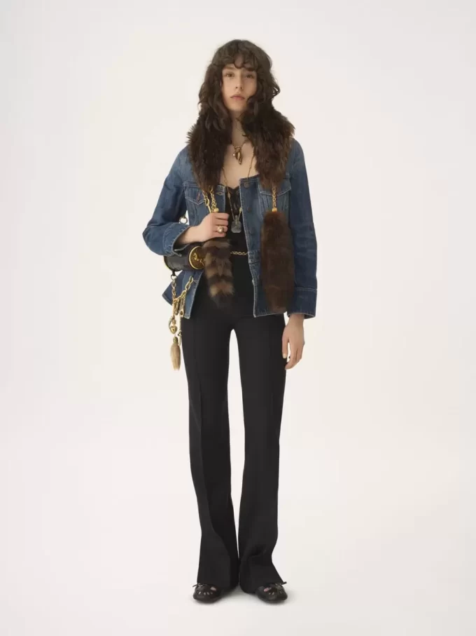 Peplum ridjacka i denim Peplum ridjacka i denim