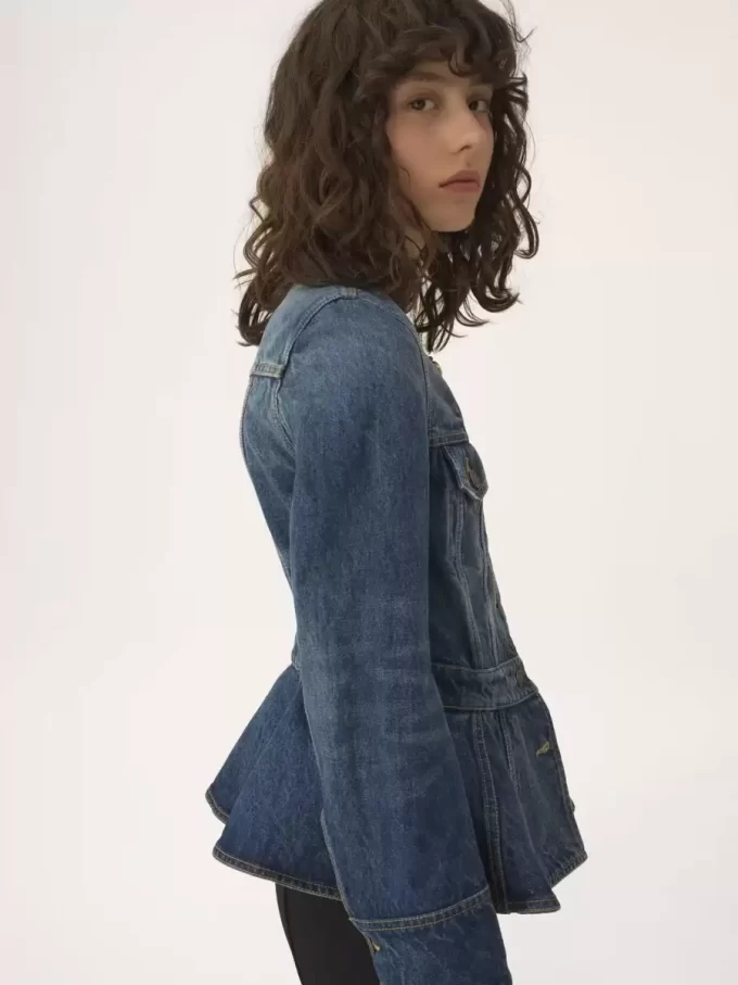Peplum ridjacka i denim Peplum ridjacka i denim
