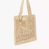 Sommarväska med bananmotiv i raffia Sommarväska med bananmotiv i raffia