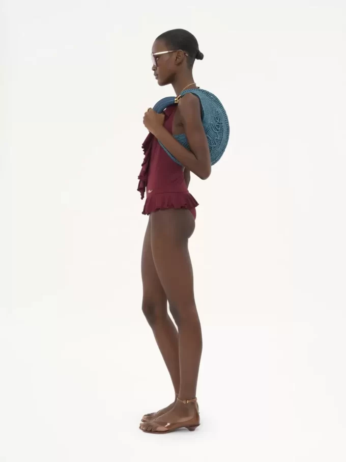 Summer Banana hobo-väska i raffia Summer Banana hobo-väska i raffia