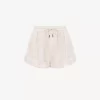 Uppvikbara shorts i bomull med dragsko Uppvikbara shorts i bomull med dragsko