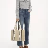 Woody tote-väska i linne Woody tote-väska i linne