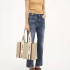 Woody tote-väska i linne Woody tote-väska i linne